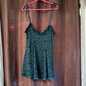 Emerald Faithfully Doomed Lace Dress